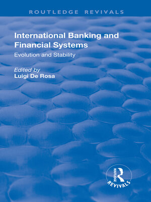 cover image of International Banking and Financial Systems